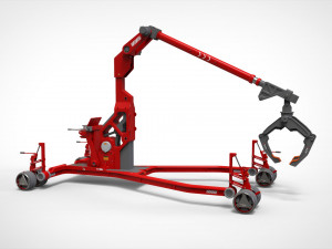 Sci fi lifting and loading equipment 3D Model