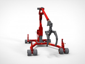 Sci fi lifting and loading equipment 3D Model