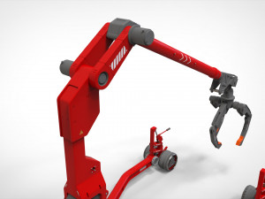 Sci fi lifting and loading equipment 3D Model