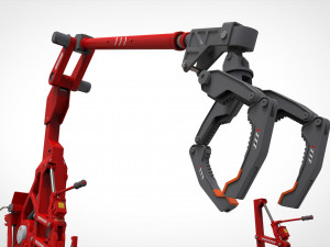 Sci fi lifting and loading equipment 3D Model