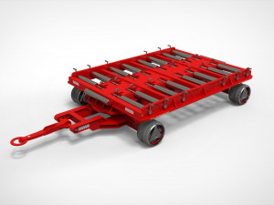 Sci fi lifting and loading equipment 3D Model