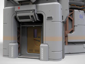 Sci fi observation post 3D Model