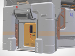 Sci fi observation post 3D Модель