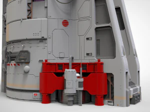 Sci fi observation post 3D Model