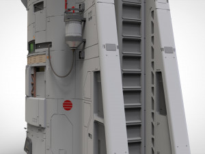 Sci fi observation post 3D Модель