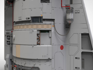 Sci fi observation post 3D Модель