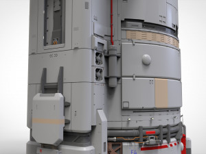 Sci fi observation post 3D Модель