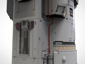 Sci fi observation post 3D Модель