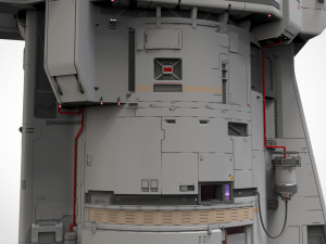 Sci fi observation post 3D Модель