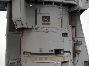 Sci fi observation post 3D Model