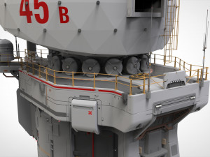 Sci fi observation post 3D Модель