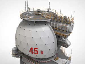 Sci fi observation post 3D Model