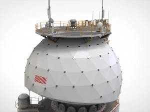 Sci fi observation post 3D Model