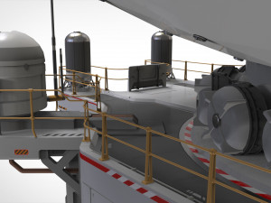 Sci fi observation post 3D Модель
