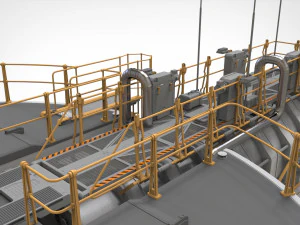 Sci fi observation post 3D Model