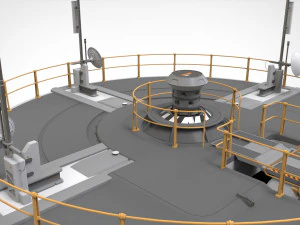 Sci fi observation post 3D Model