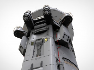 Sci fi observation post 3D Модель