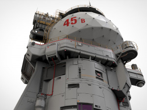 Sci fi observation post 3D Модель