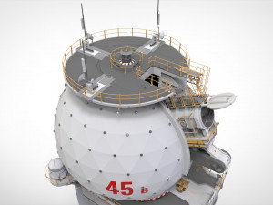 Sci fi observation post 3D Модель