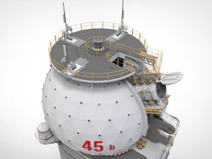 Sci fi observation post 3D Model