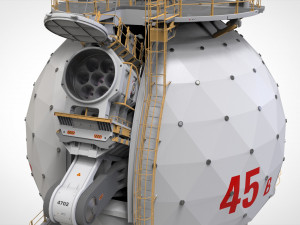 Sci fi observation post 3D Модель