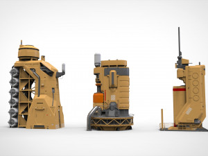 Sci Fi Modular Environment 18 Modelo 3D