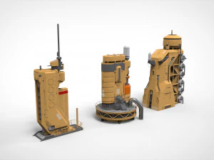 Środowisko modułowe Sci Fi 18 Model 3D