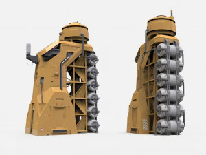 Environnement modulaire de science-fiction 18 Modèle 3D