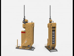Environnement modulaire de science-fiction 18 Modèle 3D