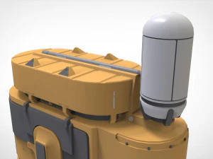 Environnement modulaire de science-fiction 18 Modèle 3D