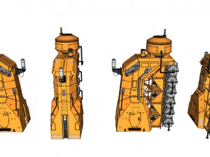 Environnement modulaire de science-fiction 18 Modèle 3D