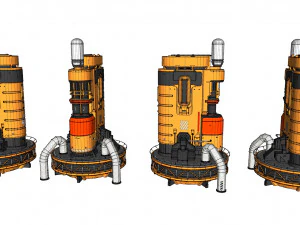 Environnement modulaire de science-fiction 18 Modèle 3D