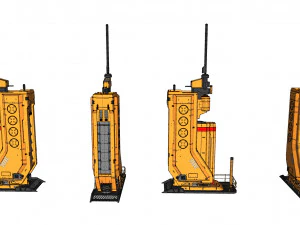 Environnement modulaire de science-fiction 18 Modèle 3D