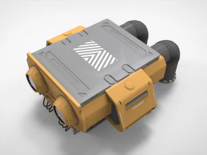 Sci fi props 5 3D Model