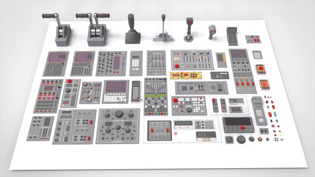 Dashboard 1 3D Model .c4d .max .obj .3ds .fbx .stl .blend 