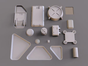 Sci fi trim sheets 1 3D Model