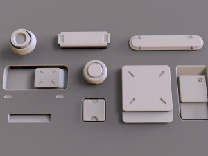 Sci fi trim sheets 1 3D-Modell