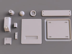 Sci fi trim sheets 1 3D Model