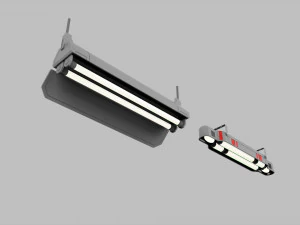 Sci fi lighting 9 3D Model