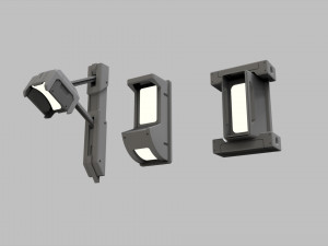 Sci fi lighting 9 Model 3D