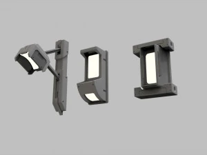 Sci fi lighting 9 3D Model