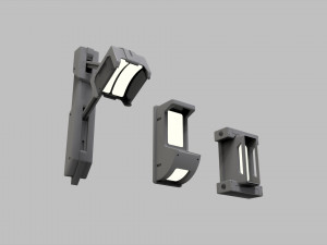 Sci fi lighting 9 Model 3D