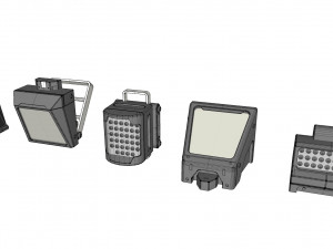 Sci fi lighting 9 Model 3D