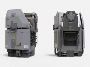Sci fi terminal 2 3D 模型