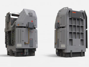 Sci fi terminal 2 3D Model