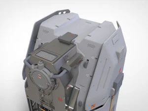 Sci fi terminal 2 3D Model