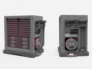 Sci fi terminal 2 3D Model