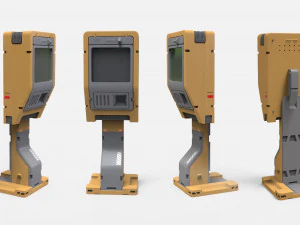 Sci fi terminal 2 3D Model