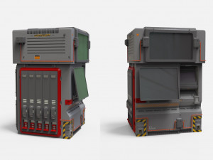 Sci fi terminal 2 3D 模型