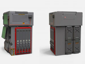 Sci fi terminal 2 3D Model